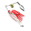 1pcs Fishing Lure 12/17g Wobblers Lures Spinners Spoon Bait For Pike Peche Tackle All Artificial Baits Metal Sequins Spinnerbait.