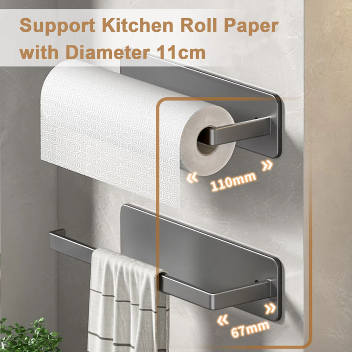 Adhesive%20Toilet%20Paper%20Holder%20Stainless%20Steel%20Wall%20Mount%20Kitchen%20Roll%20Towel%20Rack%20Napkin%20Dispenser%20Absorbent%20Stand%20Tissue%20Hanger%20-%20Image%202
