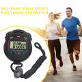 Digital Chronograph Sports Training Running Fitness Timer Electronic Digital Stop Watch Waterproof Running Training. 
