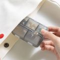 10 Compartments Travel Pill Organizer Pocket Portable Pill Storage Box Case Daily Pill Container or Purse Fish Oil Medicine. 