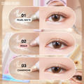 Sivanna Colors Easy to Draw Shining Eye Highlighter Stick, Highlighter under Eyes, Eyeshadow Stick, Small Head, 0.3g Hf928. 