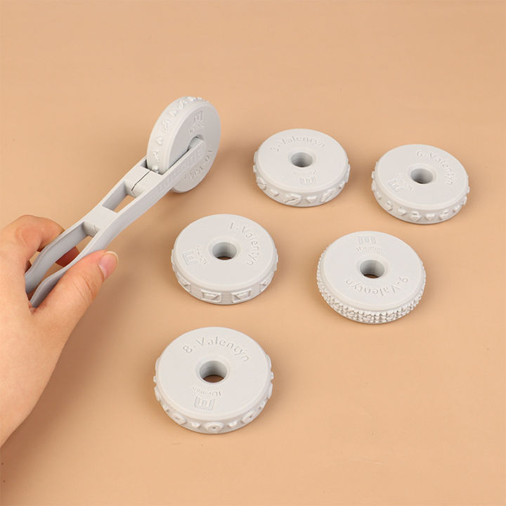 Valentine Love Texture Stamp Tool For Clay Art – Pattern Scroll Wheel ...