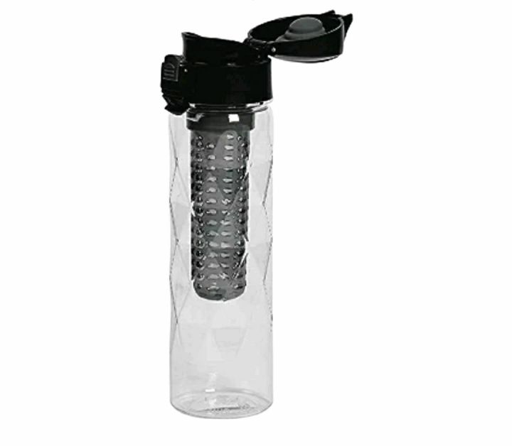 (J). ROVE Diamond Fashion Water Bottle Collection- Tritan Double Wall Leak Proof BPA-Free, Infuser 22 Ounce Sports Bottle (Green) (Grey)