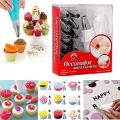 12Pc Cake Decorator Icing Bag and Nozzle Set, Cake Decorating Set with Stainless Steel Nozzle, Cake Piping set, Cake Decorator Nozzle Set, Cake Decorating Nozzle Set. 