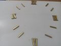 clock numbers 1 inch complete and roman with bars.. 