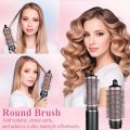 “FlexStyle Round Brush Attachment Volumizing Styling Tool for Straight/Wavy/Curly/Coily Hair, Professional Hair Brush for All Ha. 