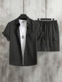 Men's Half_sleeve Shirt &Shorts Suits. 