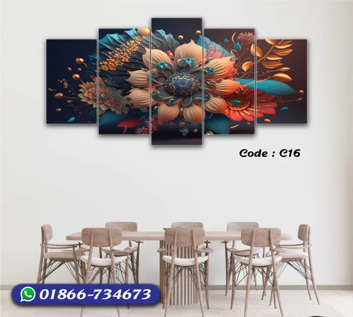 5Pcs%20In%201%20Set%20Wall%20Canvas%20Art%20Ready%20to%20Hang%20for%20Living%20Room%20or%20Bedroom%20Home%20Decoration%20On%20Wall%20Canvas%20Painting%20Wall%20-%20Image%205