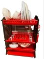 Smart Kitchen Rack 3 Steps ( Bengal Plastic Ltd ) _ Smart Dish Rack _ Kitchen Storage Organizer. 