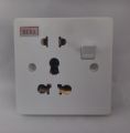 Multi-Functional Power Plug 40A 500V Multi Switch Power Socket Power Plug Board With Neon Bulb - 7 in 1 Power Plug Socket Suitable for UPS, Oven, Fridge, Motor or other Electric Equipment. 