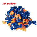 Noise Cancelling Ear Plugs Silicone Corded Ear Plugs Ears Protector Reusable Anti-Noise Earplugs Headwear Earmuff.
