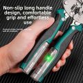 Industrial Grade Foldable Wire Stripper Pliers, Multifunctional Electrician Tool for Wire Cutting & Crimping. 