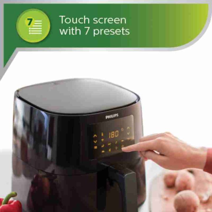 PHILIPS%20HD9252/90%20Air%20Fryer%204.1Ltr%20With%20Touch%20Panel,1400watt%20With%20Rapid%20Air%20Technology%20-%20Image%206