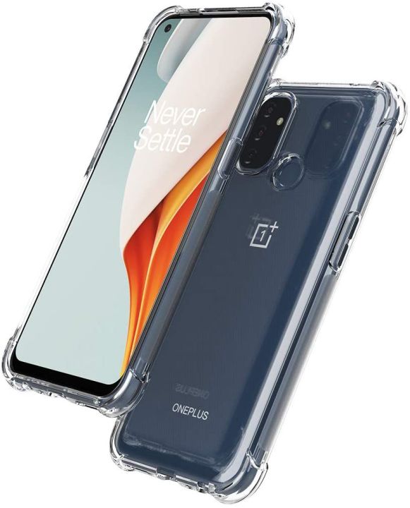 EbestStar Cover Trasparente Per OnePlus Nord N100 - Silicone TPU Antiurto, Bordi Rinforzati, Ultra Sottile