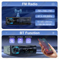Car MP3 Player Detachable Panel 1din USB FM Radio Tuner with LED Segment Displays AUX Input USB Bluetooth Phone/Remote control.