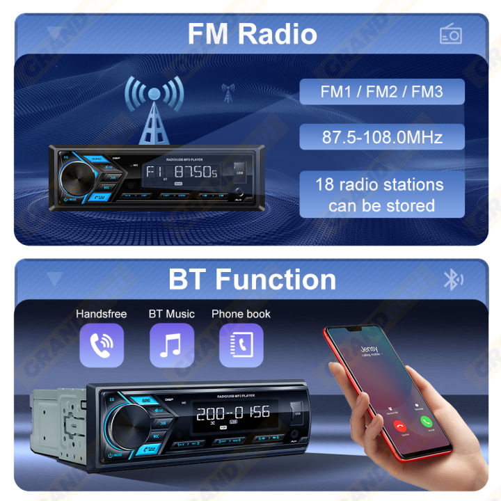 Car%20MP3%20Player%20Detachable%20Panel%201din%20USB%20FM%20Radio%20Tuner%20with%20LED%20Segment%20Displays%20AUX%20Input%20USB%20Bluetooth%20Phone/Remote%20control%20-%20Image%203