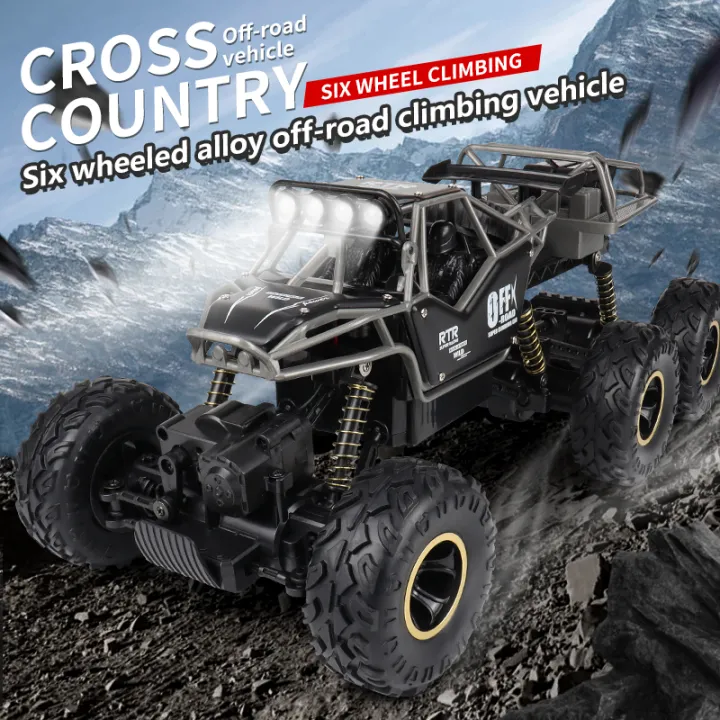 1:16 random color RC rock crawler truck rock crawler Truck 6 wheel off road RC rock crawler truck 4WD