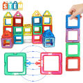 Magnetic Building Blocks DIY Magnets Toys medium size STEM Toys Construction Toys Learning Educational Magnet Toys, Magnet Tiles. 
