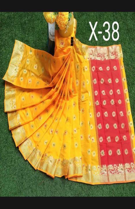 Baby Sharee/Baby Katan Sharee/Katan Soft Silk Sharee - Sari