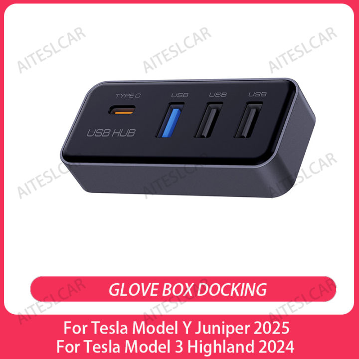 Docking%20Station%20USB%20Hub%204-in-1%20for%20Tesla%20Model%203%20Model%20Y%20Glovebox%20for%20Dashcam%20Flash%20Drive%20Charger%20Data%20Transfer%20Games%20Music%20-%20Image%207