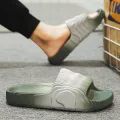 New Men Thick Bottom Slippers Platform Bathroom Slides Non Slip Trend Designer Shoes Ladies Female Mule Shoes Flip Flops Sandals. 