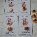 10 Pcs Customized Nikkah/Wedding Chocolate Cards/Dua-e-Khair Chocolate Cards/Nikkah/Wedding Favours Cards/Nikkah/Wedding Giveaways Cards. 