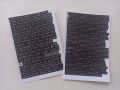 Black writing - Pack of 2 Uncut Sticker Sheets - A6 size. 