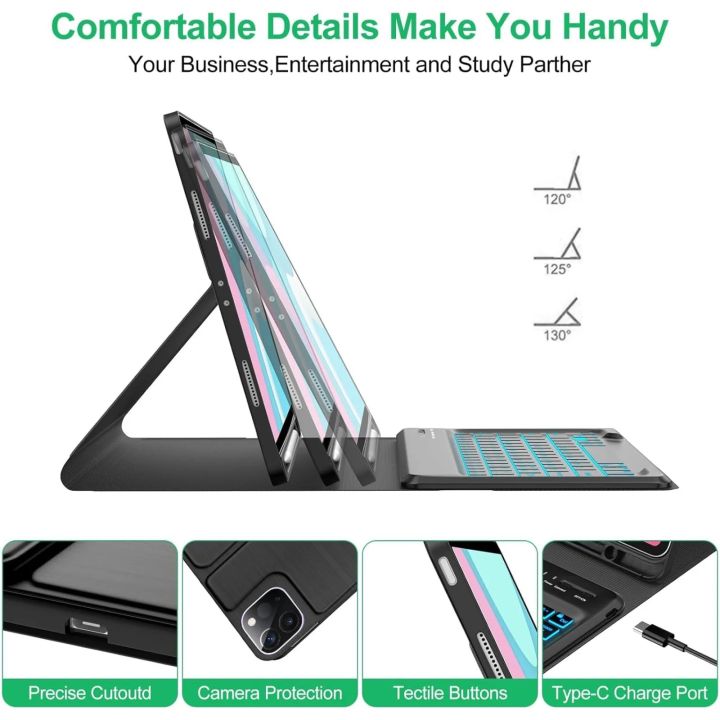 Keyboard%20Case%20&%20Mouse%20for%20%20Pad%20Go%2011.4inch%20Tablet%20Detachable%20Wireless%20Keyboard%20Cover%20with%20Built-in%20Pen%20Holder%20-%20Image%204