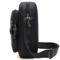 Sacoche fashionable casual men's crossbody bag, Oxford cloth trendy single shoulder bag, versatile fabric bag. 