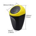 Hanging Car Trash Can Vehicle Garbage Dust Case Storage Box ABS Square Pressing Trash Bin Auto Interior Accessories For Car. 