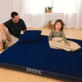 Intex Double Air Bed (60x80) with Electric Pump & 2 Pillows Inflatable Mattress for Home, Camping, Guests Airbed. The best price in Bangladesh..