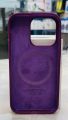 Silicone Case with MagSafe iphone 14 Pro - Deep Purple. 