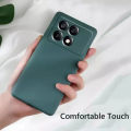 Silicone Phone Case for Xiaomi POCO X6 Pro Original Square Liquid for Xiaomi POCO X6 Pro Soft Lens Shockproof Back Cover Housing.