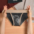 1/3PCS Men's Briefs Simple and Versatile Ice Silk Material, Comfortable, Breathable and Quick Drying Men's Briefs.