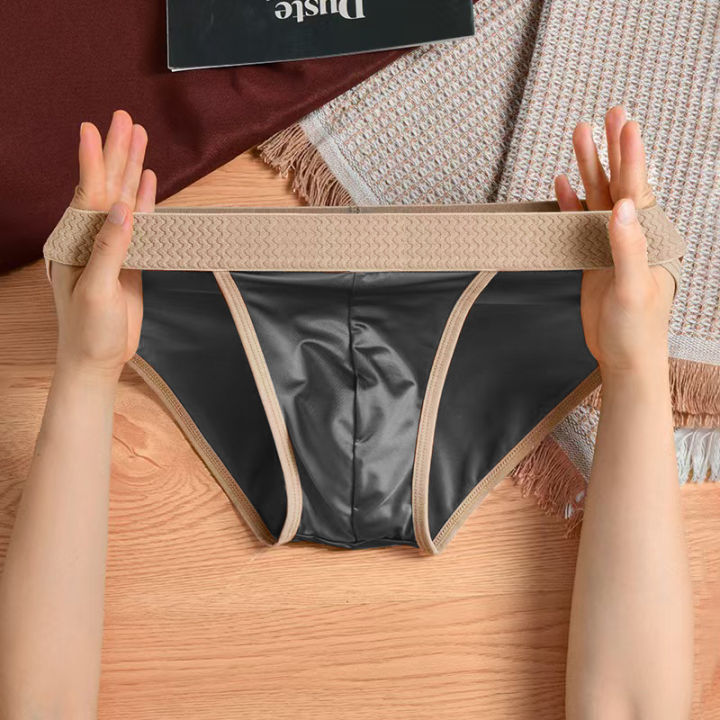 1/3PCS%20Men's%20Briefs%20Simple%20and%20Versatile%20Ice%20Silk%20Material,%20Comfortable,%20Breathable%20and%20Quick%20Drying%20Men's%20Briefs%20-%20Image%203