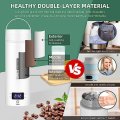 Travel Electric Kettle Portable Small Mini Tea Coffee Kettle Water Boiler, Water Heater Steel & Auto Shut-Off & Boil Dry Protect. 