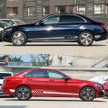 2PCS Car Stickers Auto Body Waterproof Decals for Mercedes Benz W204 W203 W205 W212 GLC CLA GLA AMG C180 C200 C300 C63 Coupe C43. 