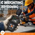 POROMETISTO-SL01 Digital Sound Level Meter Audio Measure Instrument Decibel Monitor 30-130dB Decibel Meter Portable Noise Meter. 