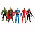 Pack of 5 Marvel Avengers Super heroes Action Figure Set With Accessories For Kids. 