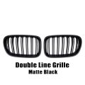 XVIP Chrome Silver Diamonds Front Bumper Hood Grilles For BMW X3 F25 2010-2013 Single And Double Line Style Upper Racing Grills. 