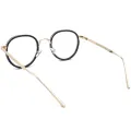 Korean fashion glasses 9020 glasses eyeglasses frame eyeglasses eyeglasses frame (for lens cutting) sports style stainless steel or stainless steel legs spectacle eyeweartop glasses. 