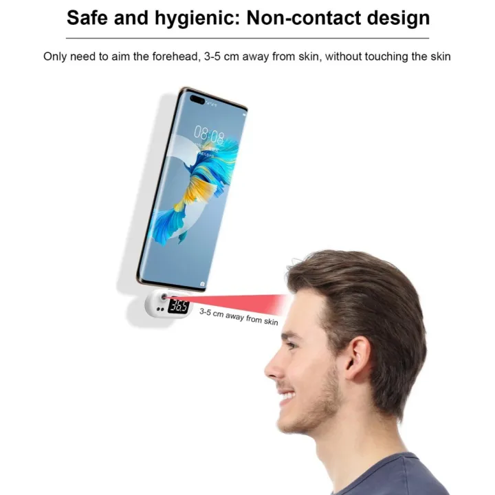 1PCS%20USB%20Smart%20Thermometer%20Mini%20Cell%20Phone%20Thermometer%20Non-contact%20Type-C%20Infrared%20-%20Image%202