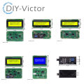 LCD1602 LCD 1602 2004 12864 module Blue Green screen 16x2 20X4 Character LCD Display Module HD44780 Controller blue black light. 