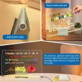 LED Drawing Board Acrylic Message Board Erasable USB Drawing Board Birthday  Advertising for Creative Activities with Stand. 