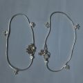 Silver Modern Simple Design Pauju / Anklet For Women 22.5 Gm - Sp Jewellers. 