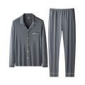 Men's Loose Fit Pajamas Set Soft Lyocell & Cotton Blend Breathable Sleepwear Cozy Home Loungewear Comfortable Pajamas. 