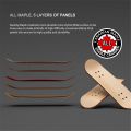 Professional Finger Skateboard Five-Layer Maple Wood Bearing Alloy Wheel Fingertip Skateboard Venue Swingable Toy. 