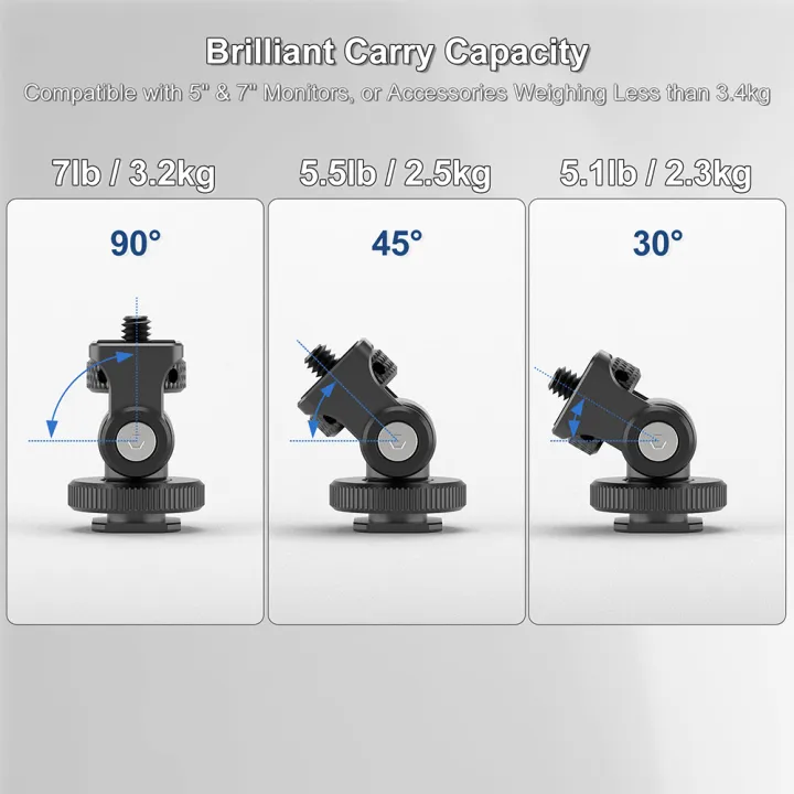 Minifocus%20DSLR%20Camera%20Monitor%20Mount%20180%C2%B0%20Tilt%20Adjustable%20Monitor%20Holder%20Flash%20LED%20Fill%20Light%20with%20Cold%20Shoe%20for%20%20%20%20-%20Image%204