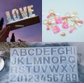 Alphabet Number Mold DIY Large /Small Alphabet Letter Pendant Resin Mold Crystal Epoxy Silicone Mold Keychain Multipurpose Mould. 