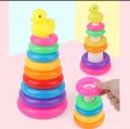 6 Ring Piramid ring Toys  - Multi Color toy  for baby. 